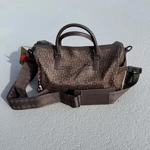 Sprayground Sharks In Paris Small Duffle Bag Brown